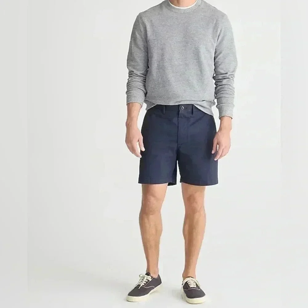 J. Crew 9” MENS stretch chino short size 34